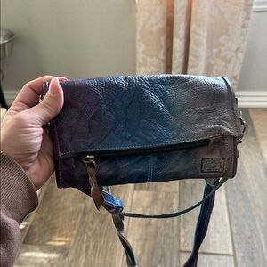 BedStu Amina Leather Crossbody Bag Color Unicorn